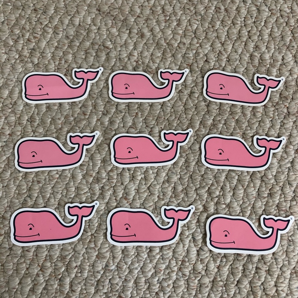 9 pack of vineyard vines stickers!!